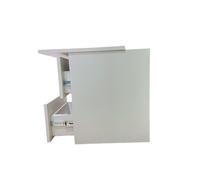 Commode blanche avec compartiment secret serrure RFID coffre-fort invisible meuble camouflé double fond arrière meuble espion anti-effraction table de chevet sécurisée armoire dissimulée