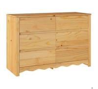 Commode - Bonne vie - ""DRAMMEN"" 111x43x73,5cm Bois de pin massif - Buffet contemporain180771 •