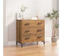 Commode Buffet Armoire Rangement Salle de Séjour Bois de Pin Massif vidaXL