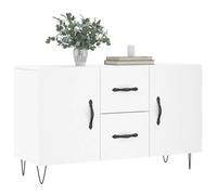 Commode/Buffet contemporain, blanc 100x36x60 cm, bois d'ingénierie LL0000221742