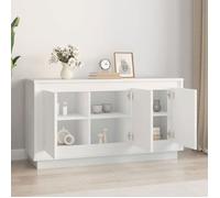 Commode/Buffet contemporain, blanc 102x35x55 cm, bois d'ingénierie LL0000200735