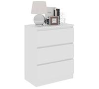 Commode/Buffet contemporain, Blanc 60x35x76 cm, Bois d'ingénierie LL0000078981