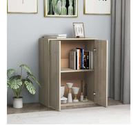 Commode/Buffet contemporain, chêne sonoma, 60x30x75 cm, Bois d'ingénierie LL0000064884