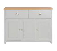 Commode/Buffet contemporain, Gris 112x35x81 cm, LL0000071423