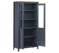 Commode/Buffet contemporain, Hill Gris 85x37x170,5 cm, Bois de pin solide LL0000089519