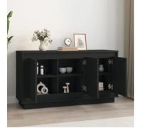 Commode/Buffet contemporain, noir 102x35x55 cm, bois d'ingénierie LL0000201723