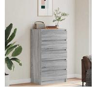 Commode/Buffet contemporain, Sonoma gris, 60x36x103 cm, Bois d'ingénierie LL0000195487