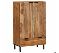 Commode/Buffet Haut Armoire moderne 1 PC - Solide - Classeur de rangement - Naturel 60x33 5x100 cm Bois d'Acacia Massif LH3393780979