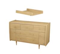 Commode Buffet My Love + plan à langer coulissant