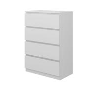 Vicco Commode Calisto, Blanc, 70x102cm, pour Le Rangement de vêtements et d’Objets du Quotidien
