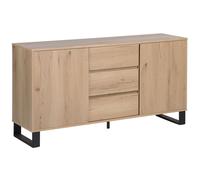 Commode Chêne Avec Tiroirs Et Compartiments Elda Multicolore