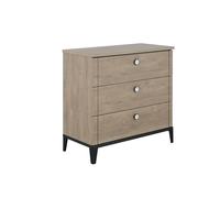 Commode chene blond 3 tiroirs
