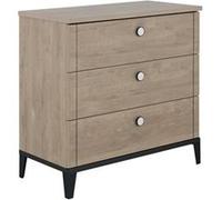 Commode chene blond 3 tiroirs Beige