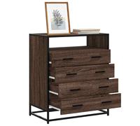 Commode chêne sonoma 70x41x83,5 cm bois d'ingénierie coffre commode vidaXL