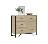 vidaXL Commode chêne sonoma 91x35,5x74,5 cm bois d'ingénierie 3295303