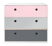 Commode colorflex s pink-grey-space grey