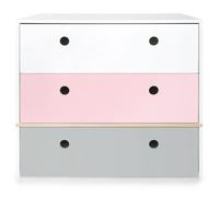 Commode colorflex s white-pink-grey