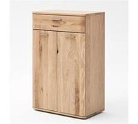 Commode coloris chêne poutre blanchi huilé - Longueur 65 x Hauteur 102 x Profondeur 38 cm chêne