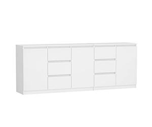 Commode COSTA 1D3S/2D3S BLANC