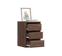 vidaXL Commode d'angle chêne marron 40 x 41 x 58 cm, bois d'ingénierie