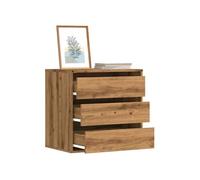 Vidaxl Commode D'angle Chêne Artisanal 60x41x58 Cm Bois D'ingénierie Marron