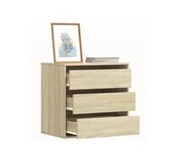 Vidaxl Commode D'angle Chêne Sonoma 60x41x58 Cm Bois D'ingénierie Marron