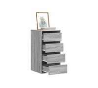 vidaXL Commode d'angle Sonoma Gris 40x41x76 cm Bois d'ingénierie