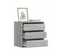 vidaXL Commode d'angle Sonoma Gris 60x41x58 cm Bois d'ingénierie