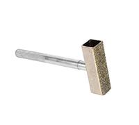 Commode de meule diamantée en forme de T, outil robuste avec revêtement en diamant galvanisé pour remodeler, restaurer les meules de meuleuse d'établi 8,5 cm