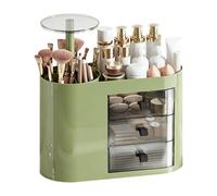 Commode de rangement pour cosmétiques - Organiseur de maquillage pour vanité avec 3 tiroirs permettant d'économiser de l'espace | Couverture transparente résistante à la poussière, organisateurs de so