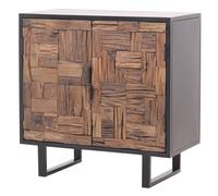 Commode Décoration Boho Marrakesch Orient & Mediterran Interior Noir Bois 78 cm