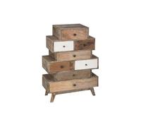 Commode Design 8 Tiroirs ""Koval"" 107cm Naturel