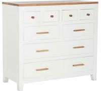 Commode DKD Home Decor Blanc Marron Bois d'acacia Bois de mangue Urban 110 x 45 x 100 cm