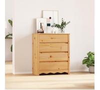 Chambre De Tiroirs Vidaxl """"Drammen"""" 76,5x40x91 Cm En Bois Massif De Pin