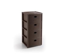 Stefanplast Commode Elegance – 4 tiroirs – Taupe