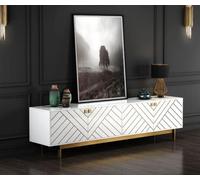 Commode en acier inoxydable brillant Commodes de luxe USA Classe Side Board