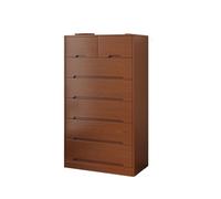 Commode en bois multicouche avec 7 tiroirs pour chambre à coucher et couloir - Commode élégante pour ranger les vêtements et les essentiels