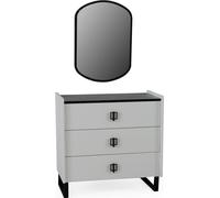 Commode en bois pour enfants Designer Chambre à coucher élégante 3 tiroirs