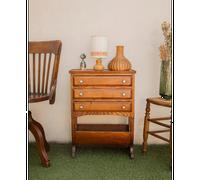 Commode en chêne massif avec niche intégrée n°658
