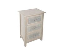 - Commode ethnique Hina - L. 48 x H. 80 cm - Gris - Hina