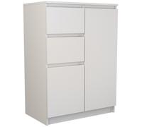 Commode étroite combinée ELBE - blanc