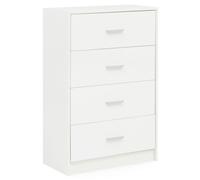 Commode - FINEBUY - Blanc - 60 x 30 x 90 cm - 3 tiroirs - Style contemporain - Montage facile