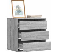 Commode Gris Sonoma 60x41x58 cm Matériau dérivé du bois