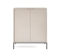 Commode Haute Nova 104x39x125cm MDF Couleur Et Couleur Du Cadre Choisissable