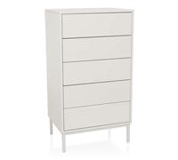 Commode - hjh LIVING - BJORDAL - Blanc - Panneau MDF, revêtement mélaminé