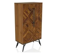 Commode - hjh LIVING - SANTJAGO WOOD HIGH - Couleur Bois Foncé - bois