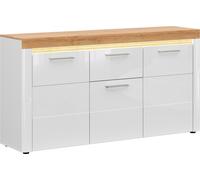 Commode Horton 170 cm Blanc/Dub Gold