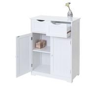 Commode - HWC - B65 - 2 tiroirs - 2 portes - Blanc