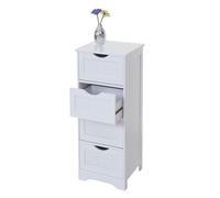 Commode HWC-B65, Armoire à tiroirs, 4 tiroirs 80x30x30cm ~ blanc