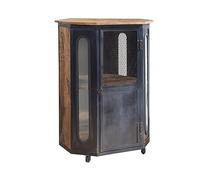 Commode Industriel - Fer et Bois Massif de manguier laqué - Railway #130